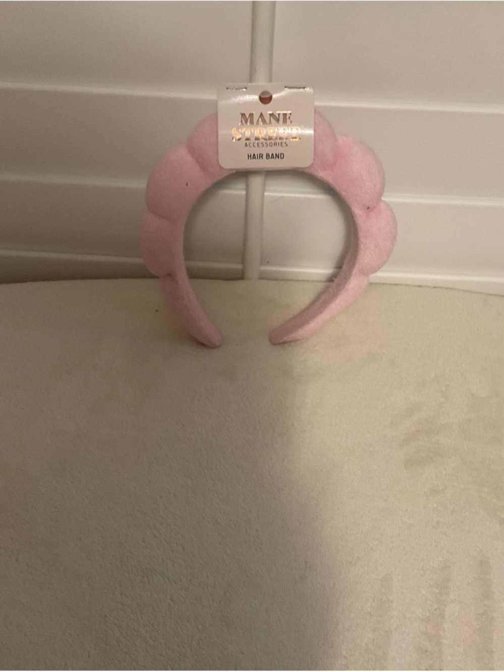 Mane Accessories Pink Padded Scallop Headband
